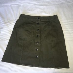 SIMONS Army green skirt